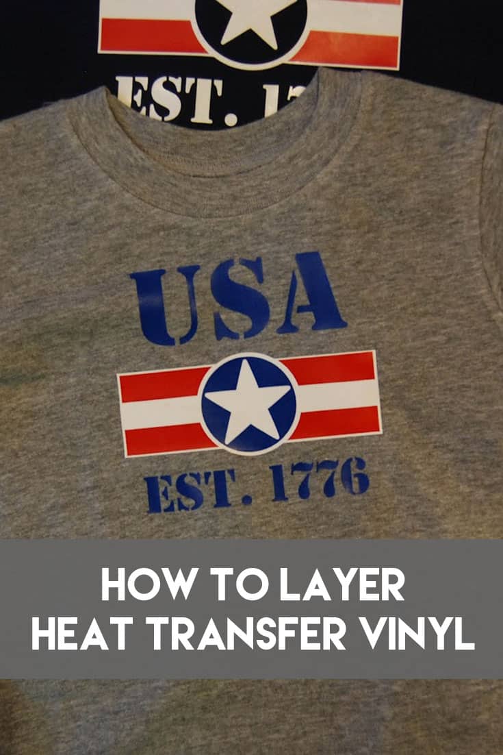 How to Layer Heat Transfer Vinyl | Layering Heat Transfer Vinyl