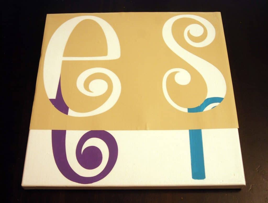 How to stencil on canvas with a Silhouette or Cricut