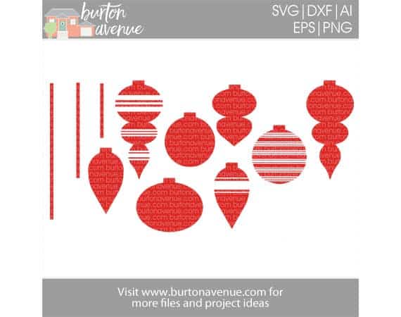 Download Snow Stenciled Ornaments Free Svg Cut File Burton Avenue