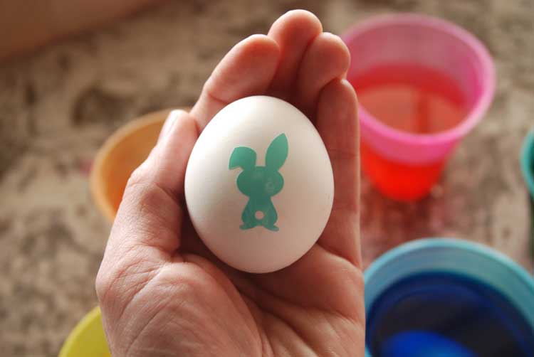 Stenciled Easter Eggs and Free Easter Shapes SVG cut file for SIlhouette and Cricut