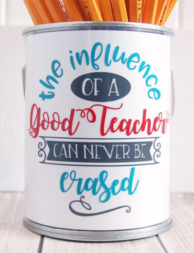 DIY Pencil Holder for Teacher Appreciation - Burton Avenue