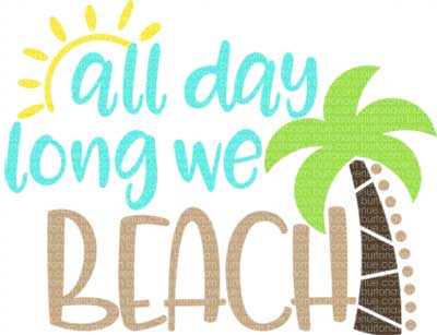 Free Summer/Beach SVG Cut File for Silhouette, Cricut, and more. 
