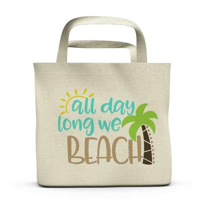 Free Summer/Beach SVG Cut File for Silhouette, Cricut, and more. 