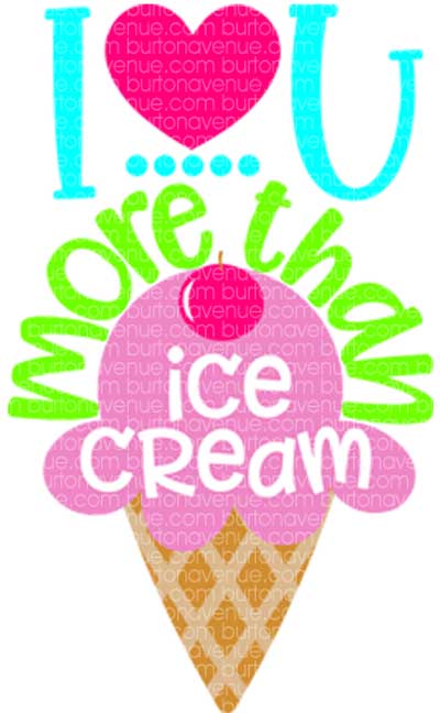 Free Summer/Ice Cream SVG Cut File for Silhouette, Cricut, and more. 