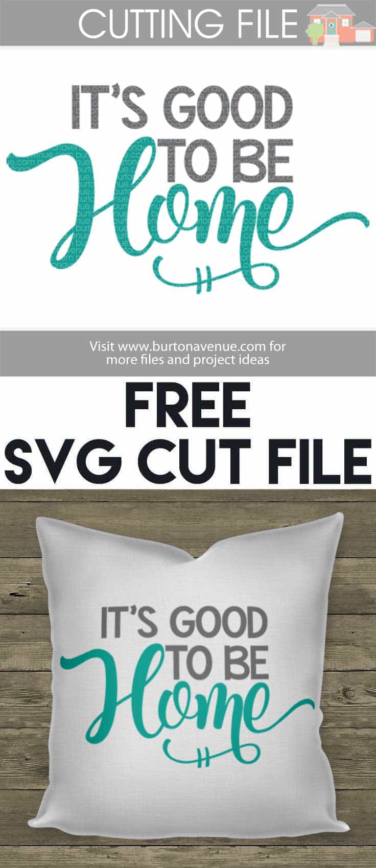 Free SVG Cut File for Silhouette, Cricut, and more. 