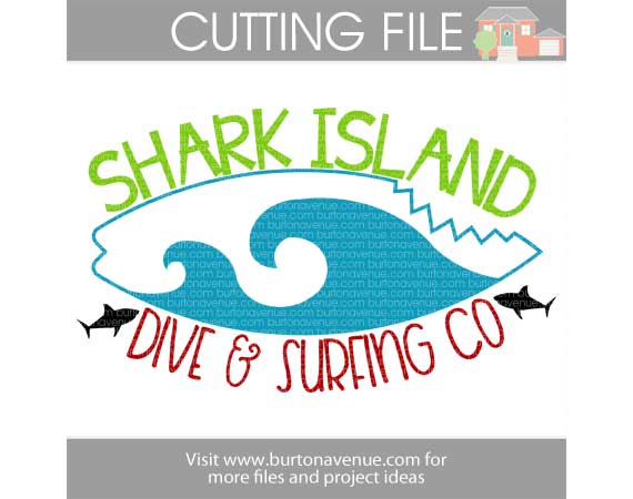 Free Summer/Surfing SVG Cut File for Silhouette, Cricut, and more.