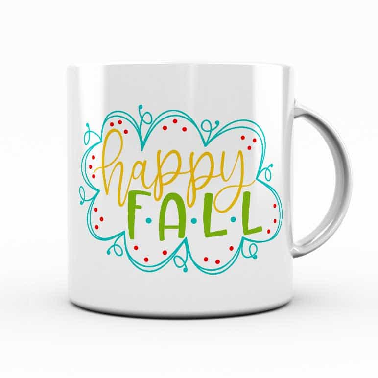 Free Autumn SVG files | Free Fall SVG Files | Happy Fall SVG Files for Cricut & Silhouette
