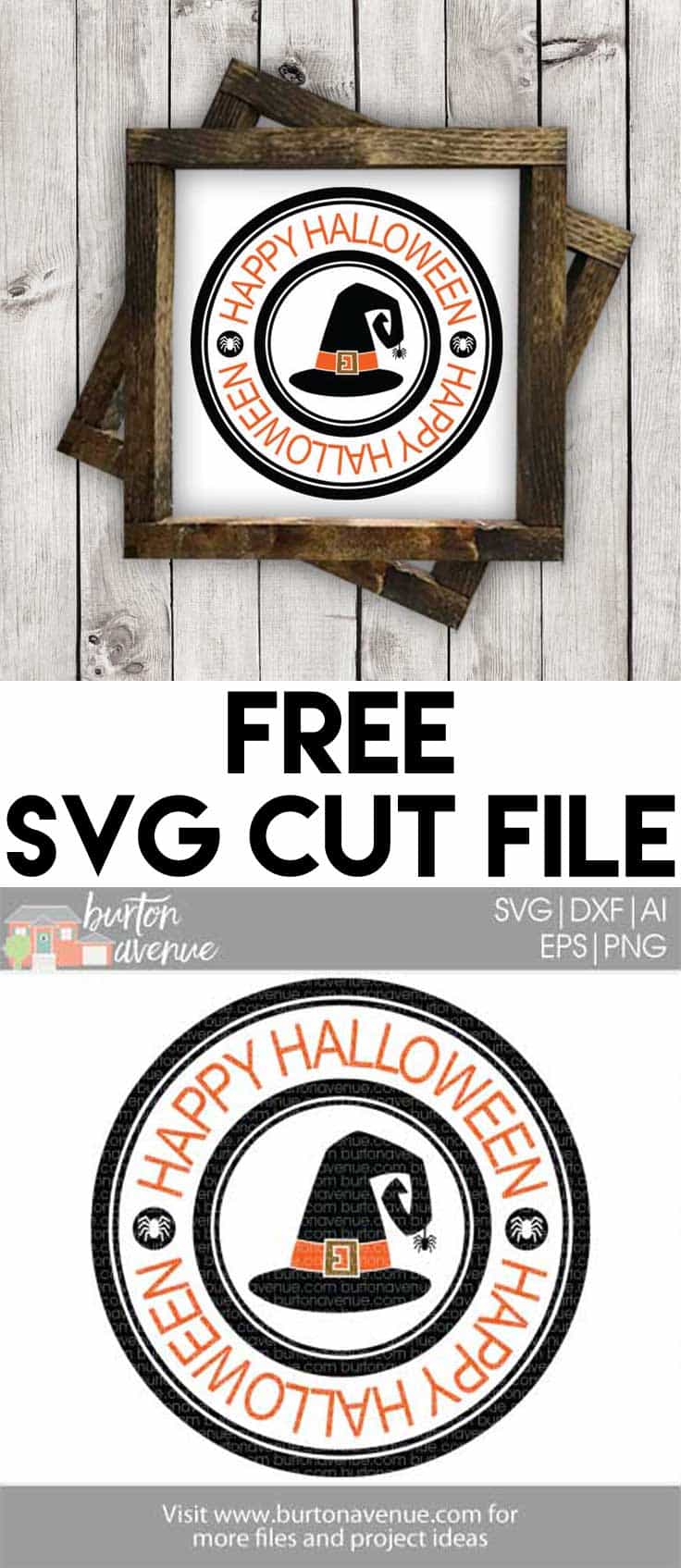 Free Halloween SVG files for Cricut & Silhouette