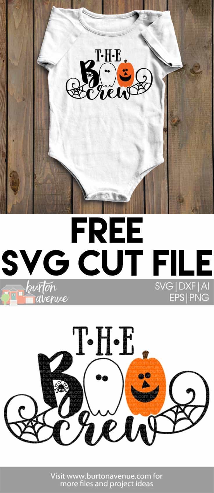 Free Halloween SVG files for Cricut & Silhouette