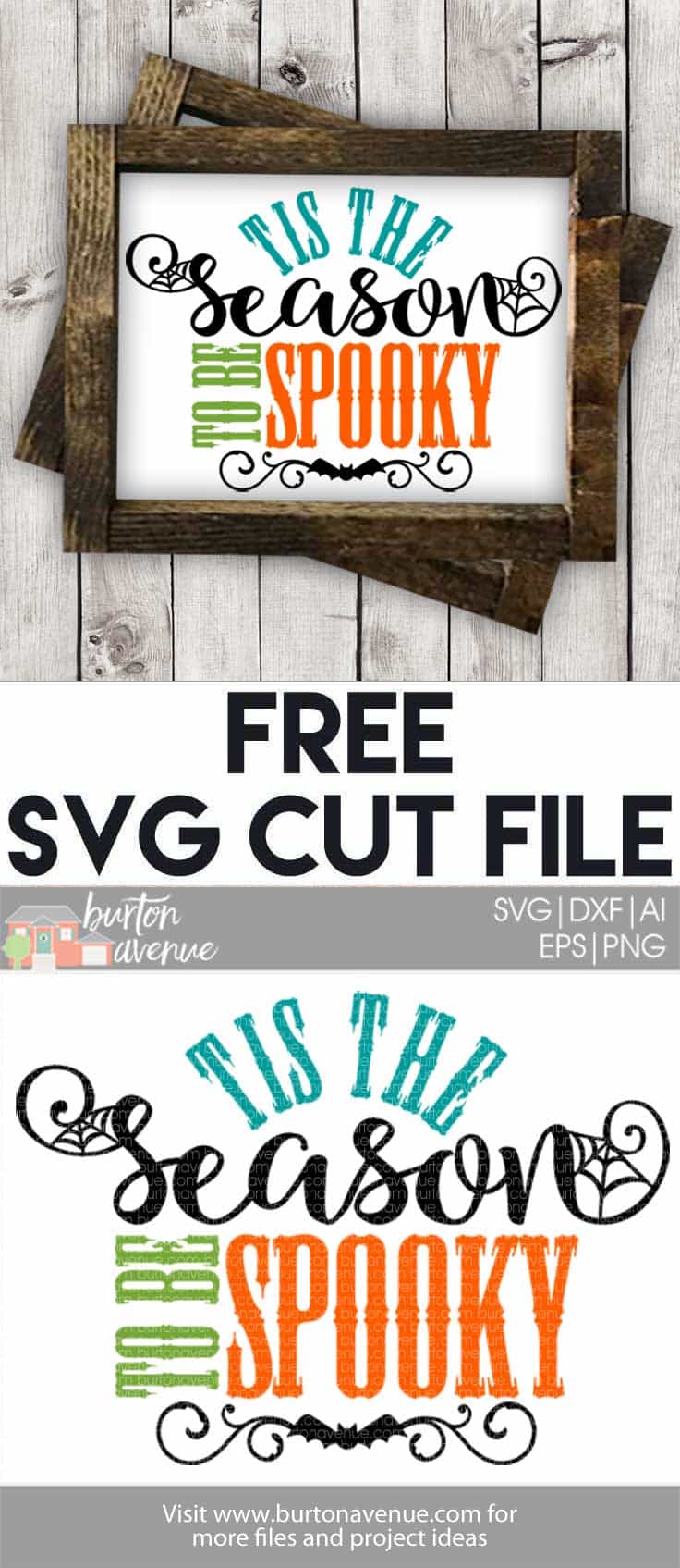 Free Halloween SVG files for Cricut & Silhouette