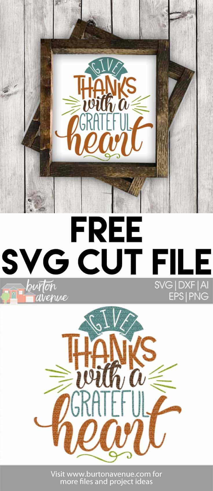Free Thanksgiving SVG files for Cricut & Silhouette