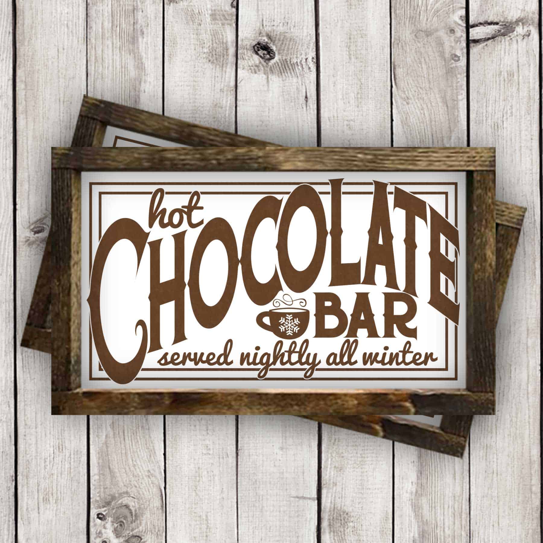 Free Printable Hot Chocolate Bar Signs