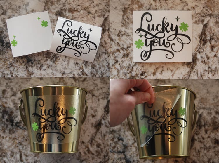 St. Patrick's Day Treat Idea for Silhouette and Cricut | St. Paddy's Day Treat Bucket