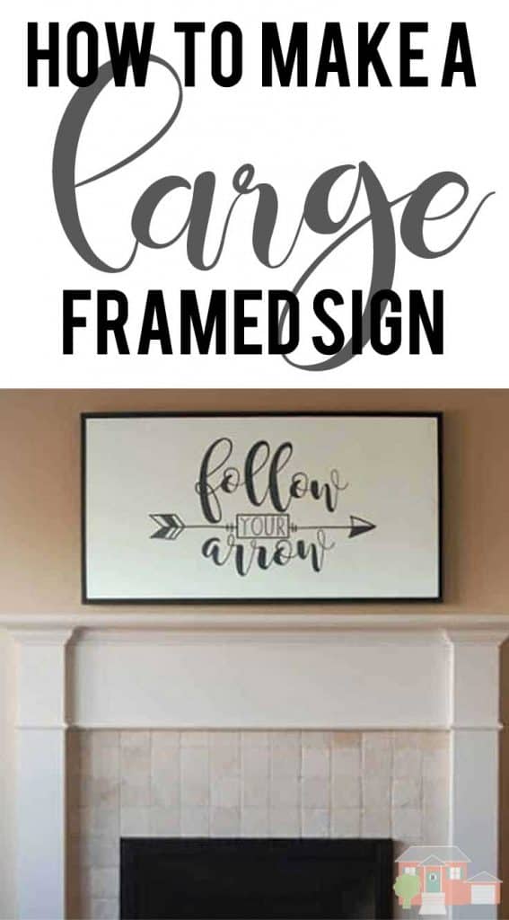 How to make a Large Framed Sign - Burton Avenue