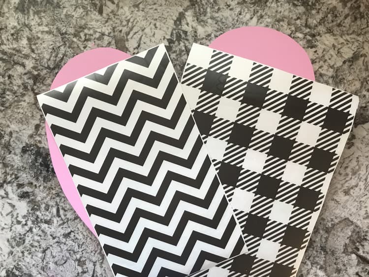 Make your own valentine door hanger with this free funky heart svg file. It works with Cricut, Silhouette, and other digital cutters