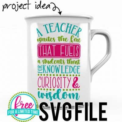 So many possibilities of Teacher DIY projects with this FREE A Teacher Ignites the Fire SVG file download. Make t-shirts, mug, signs, pillows, and more for that special teacher with this FREE SVG file. A Teacher Ignites the Fire Ai, SVG, PNG, EPS & DXF download. A Teacher Ignites the Fire SVG file, Free SVG file works with Cricut, Cameo Silhouette and other major cutting machines. Free cut file download.