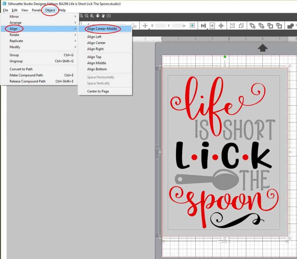 Learn how to make a vinyl stencil in Silhouette Studio with this step by step tutorial.