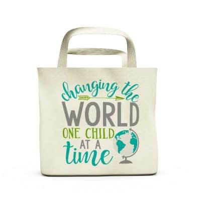 So many possibilities of Teacher DIY projects with this FREE Changing the World One Child at a Time SVG file download. Make t-shirts, mug, signs, pillows, and more for that special teacher with this FREE SVG file. Changing the World One Child at a Time Ai, SVG, PNG, EPS & DXF download. Changing the World One Child at a Time SVG file, Free SVG file works with Cricut, Cameo Silhouette and other major cutting machines. Free cut file download.