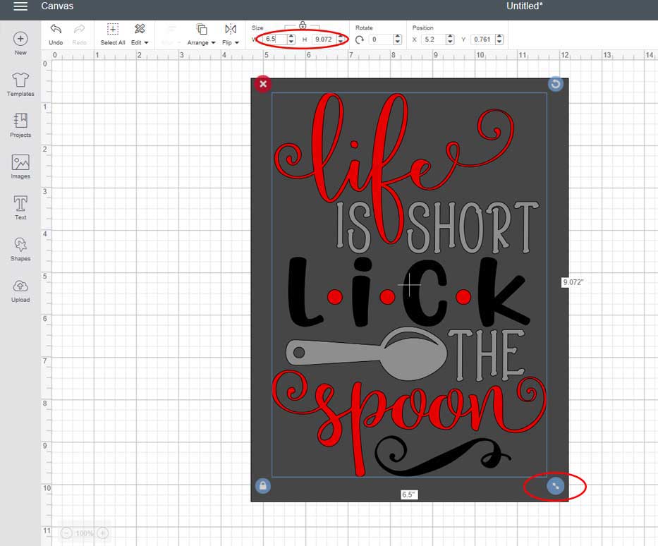 Learn how to make a vinyl stencil in Cricut Design Space with this step by step tutorial. 