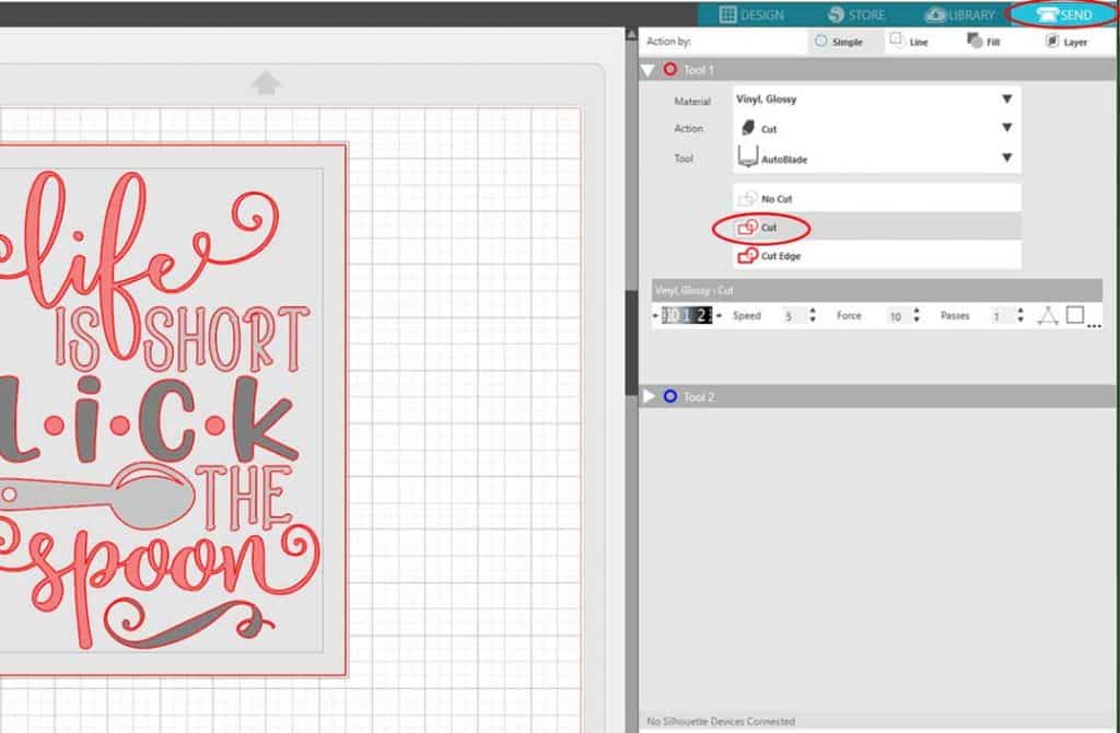 Learn how to make a vinyl stencil in Silhouette Studio with this step by step tutorial.