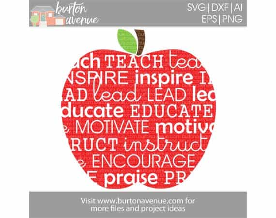 Download Teacher Appreciation Gift Idea For Silhouette And Cricut