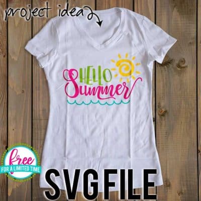 #summersvg #summertimesvg #hellosummersvg #silhouettecameo #silhouette #cricutexplore #cricutmaker So many possibilities of DIY projects with this Free Hello Summer SVG File. Make signs, pillows, t-shirts and more for with this Free Hello Summer SVG file. Free Hello Summer Ai, SVG, PNG, EPS & DXF download. Free Hello Summer SVG files works with Cricut, Cameo Silhouette and other major cutting machines.