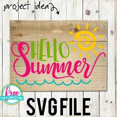 #summersvg #summertimesvg #hellosummersvg #silhouettecameo #silhouette #cricutexplore #cricutmaker So many possibilities of DIY projects with this Free Hello Summer SVG File. Make signs, pillows, t-shirts and more for with this Free Hello Summer SVG file. Free Hello Summer Ai, SVG, PNG, EPS & DXF download. Free Hello Summer SVG files works with Cricut, Cameo Silhouette and other major cutting machines.