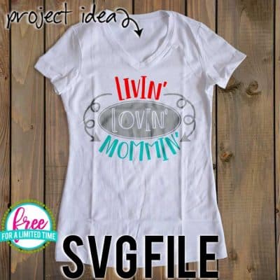 #momsvg #momlifesvg #mothersvg #motherhood #silhouettecameo #silhouette #cricutexplore #cricutmaker Livin' Lovin' Mommin' SVG file download. Make mugs, signs, and more with this FREE SVG file. Livin' Lovin' Mommin' Ai, SVG, PNG, EPS & DXF download. Livin' Lovin' Mommin' SVG file, Free SVG file works with Cricut, Cameo Silhouette and more. Free cut file download.
