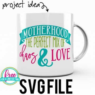 #momsvg #momlifesvg #mothersvg #mommin #silhouettecameo #silhouette #cricutexplore #cricutmaker Motherhood the Perfect Mix of Chaos and Love SVG file download. Make pillows, t-shirts, signs, and more with this FREE SVG file. Motherhood the Perfect Mix of Chaos and Love Free Ai, SVG, PNG, EPS & DXF download. Motherhood the Perfect Mix of Chaos and Love SVG file, Free SVG file works with Cricut, Cameo Silhouette and other major cutting machines. Free cut file download.