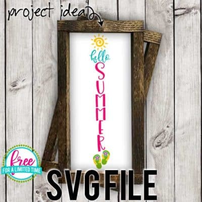 #summersvg #hellosummersvg #summertimesvg #silhouette #cricutexplore. So many possibilities of DIY projects with this Free Hello Summer SVG File. Make signs, pillows, t-shirts and more for with this Free Hello Summer SVG file. Free Ai, SVG, PNG, EPS & DXF download. Free Hello Summer SVG files works with Cricut, Cameo Silhouette and other major cutting machines.