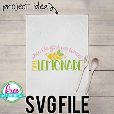 #summersvg #lemonadesvg #makelemonadesvg #iflifegivesyoulemonssvg #silhouette #cricutexplore. So many possibilities of DIY projects with this Free When life gives you lemons, make lemonade. Freemake lemonade SVG File. Make signs, pillows, t-shirts and more for with this Free SVG file. Free Ai, SVG, PNG, EPS &amp; DXF download. Free When life gives you lemons, make lemonade SVG files works with Cricut, Cameo Silhouette and other major cutting machines.