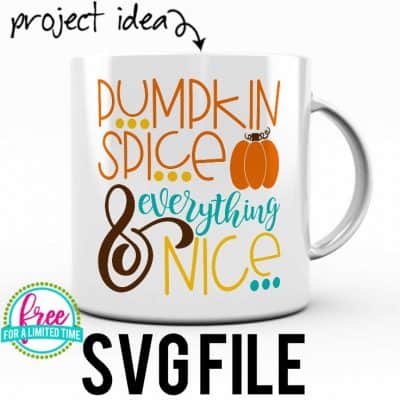 #pumpkinspiceandeverythingnicessvg #pumpkinspice svg #fallsvg #silhouette #cricutexplore. So many possibilities of DIY projects with this Free Pumpkin Spice & Everything Nice SVG File. Make signs, pillows, t-shirts and more for with this Free Pumpkin Spice & Everything Nice SVG file. Free Ai, SVG, PNG, EPS & DXF download. Free Pumpkin Spice & Everything Nice SVG files works with Cricut, Cameo Silhouette and other major cutting machines.