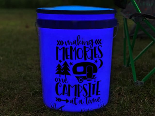 How to Make a Bucket Light for Camping - Burton Avenue