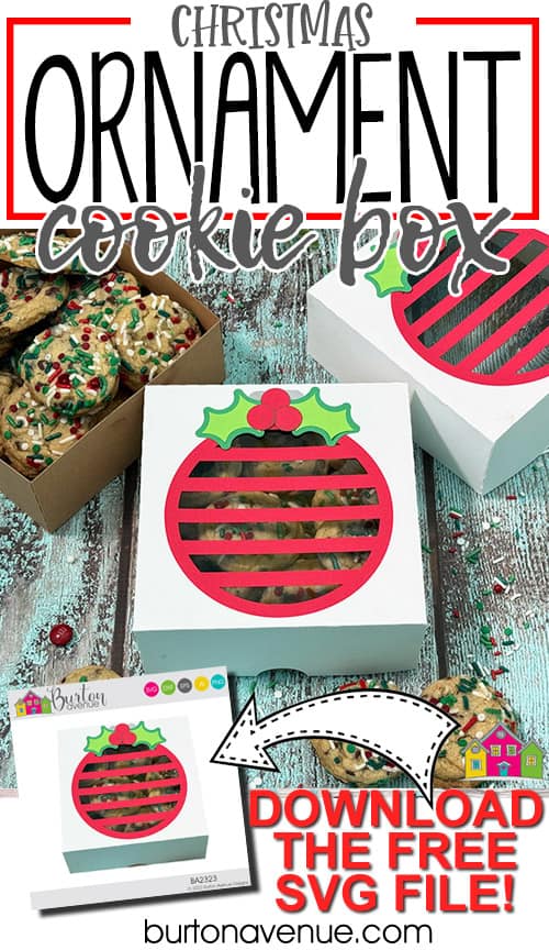 Christmas Ornament Cookie Box