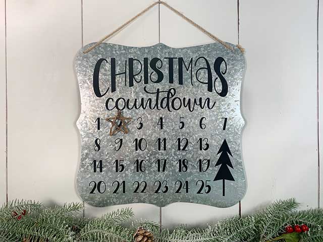 Download Easy Magnetic Christmas Countdown Sign Burton Avenue