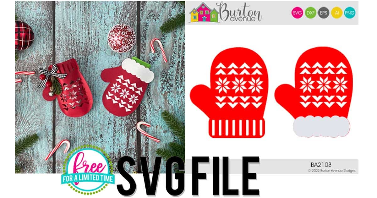 Christmas Mitten Candy Favors - Burton Avenue