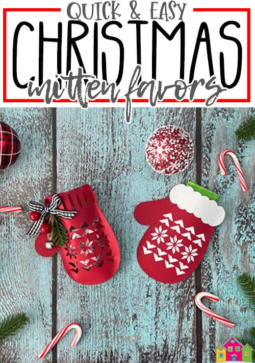 Christmas Mitten Candy Favors