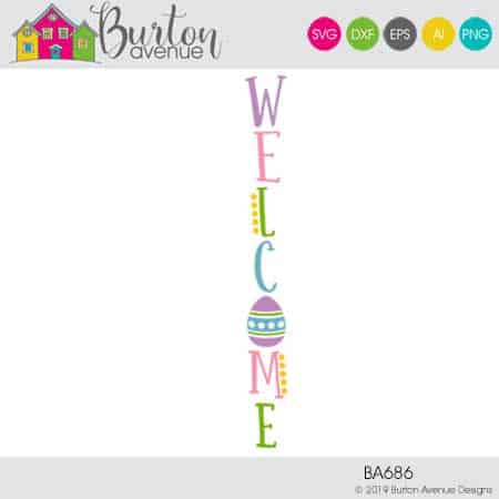 This free Easter SVG file will be available to download for free until 4/14/19 and works with Cricut, Silhouette, Brother and other electronic cutting machines. So many possibilities of Easter projects with this Free Easter SVG File. Make signs, and more with this Free Easter SVG file. Free Ai, SVG, PNG, EPS & DXF download. #eastersilhouette #eastercircut #easterbrother #eastersvg
