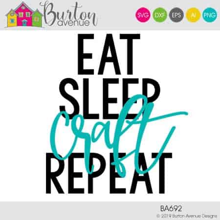 This free SVG file will be available to download for free until 4/26/19 and works with Cricut, Silhouette, Brother and other electronic cutting machines. So many possibilities of projects with this Free SVG File. Make signs, pillows, and more with this Free SVG file. Free Ai, SVG, PNG, EPS & DXF download. #silhouettesvg #circutsvg #brothersvg