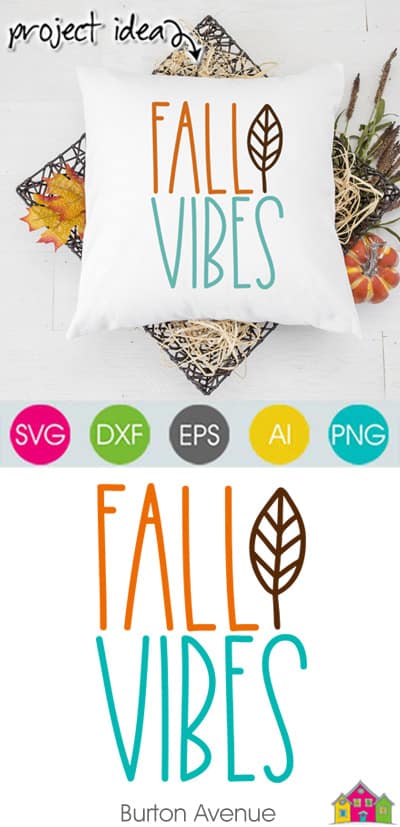 Fall Vibes SVG File