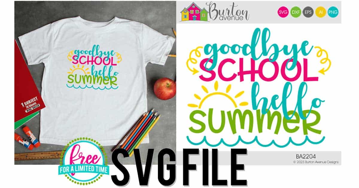 Goodbye school hello summer fb burton avenue