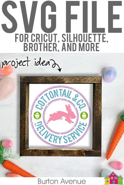 This free Easter SVG file will be available to download for free until 4/18/19 and works with Cricut, Silhouette, Brother and other electronic cutting machines. So many possibilities of Easter projects with this Free Easter SVG File. Make signs, and more with this Free Easter SVG file. Free Ai, SVG, PNG, EPS & DXF download. #eastersilhouette #eastercircut #easterbrother #eastersvg