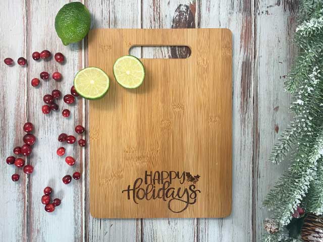 Cricut Etched Cutting Board - Glitter and Graze