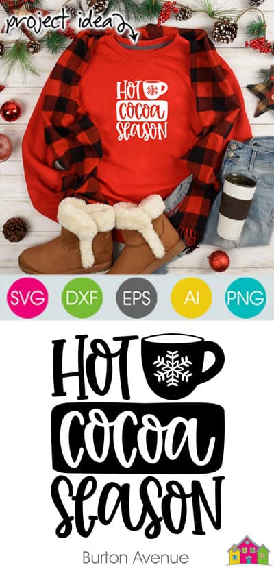 Hot Cocoa Season SVG File