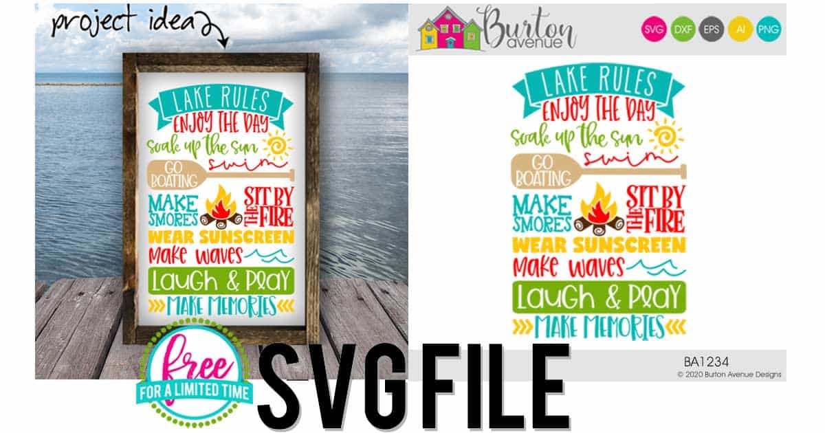 Lake-Rules-FB - Burton Avenue