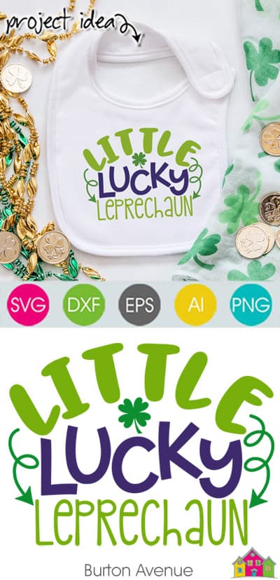 Little Lucky Leprechaun SVG File