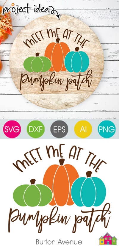 Meet Me at the Pumpkin Patch SVG File