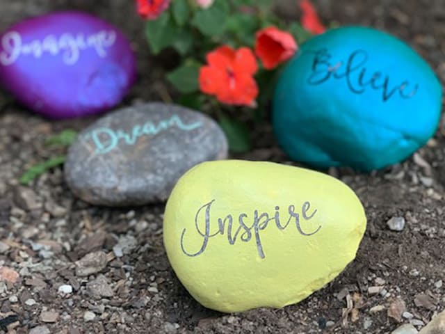 DIY Inspirational Painted Rocks Burton Avenue