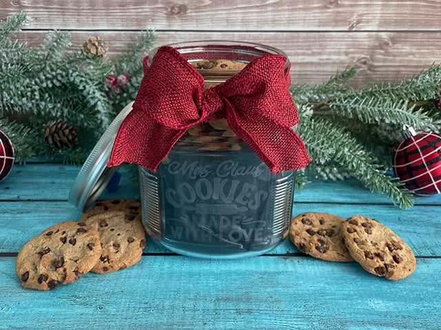 Last Name Glass Cookie Jar Christmas Cookie Jar Cookie Jars