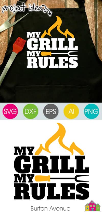 My Grill My Rules SVG File